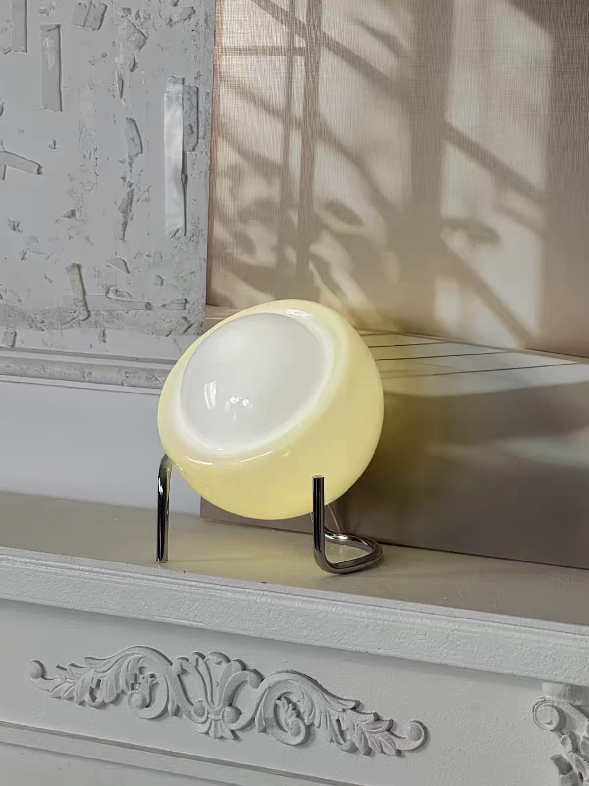 Elam Glass USB Table Lamp