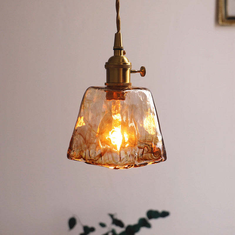 Evin Pendant Light Glass&Brass-Neutral Decor