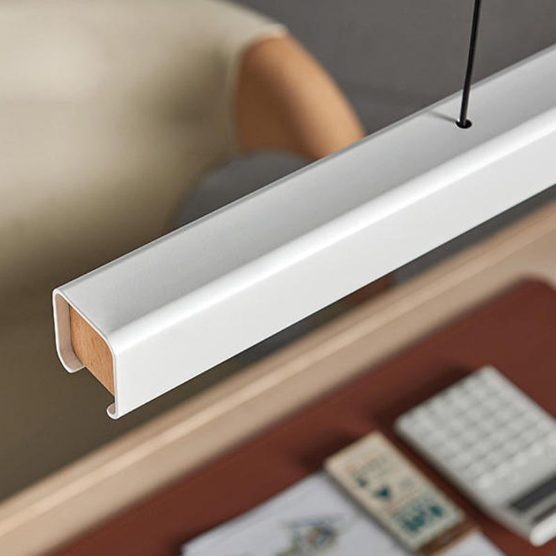 Eron Minimalist Classic Black & White Linear Pendant Light-Neutral Decor