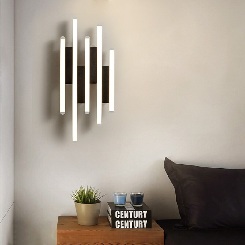 Bubemir Industrial Black & White Wall Lamp, 2 Styles