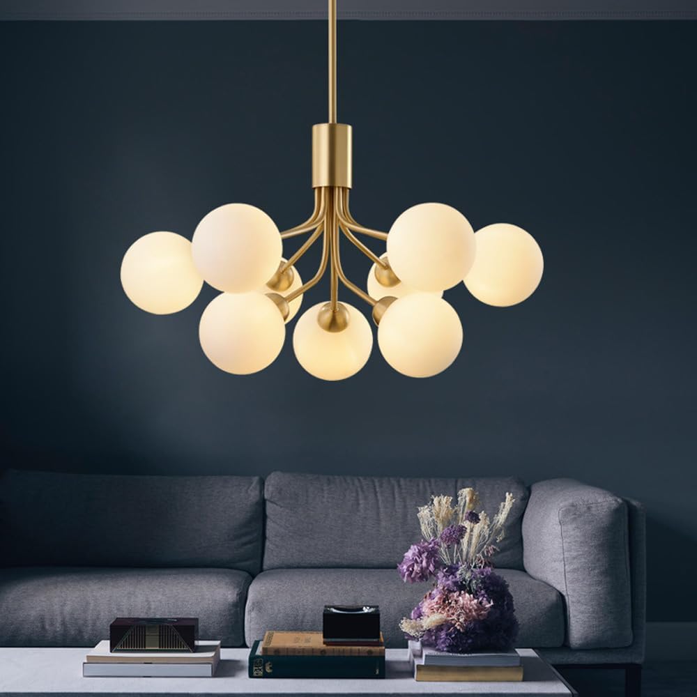 Bagosil LED Chandelier Metal Living Room/Bedroom/Dining Room