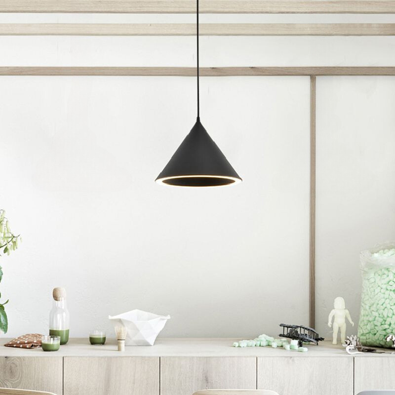 Nasapus Funnel-Shape Colourful LED Pendant Light