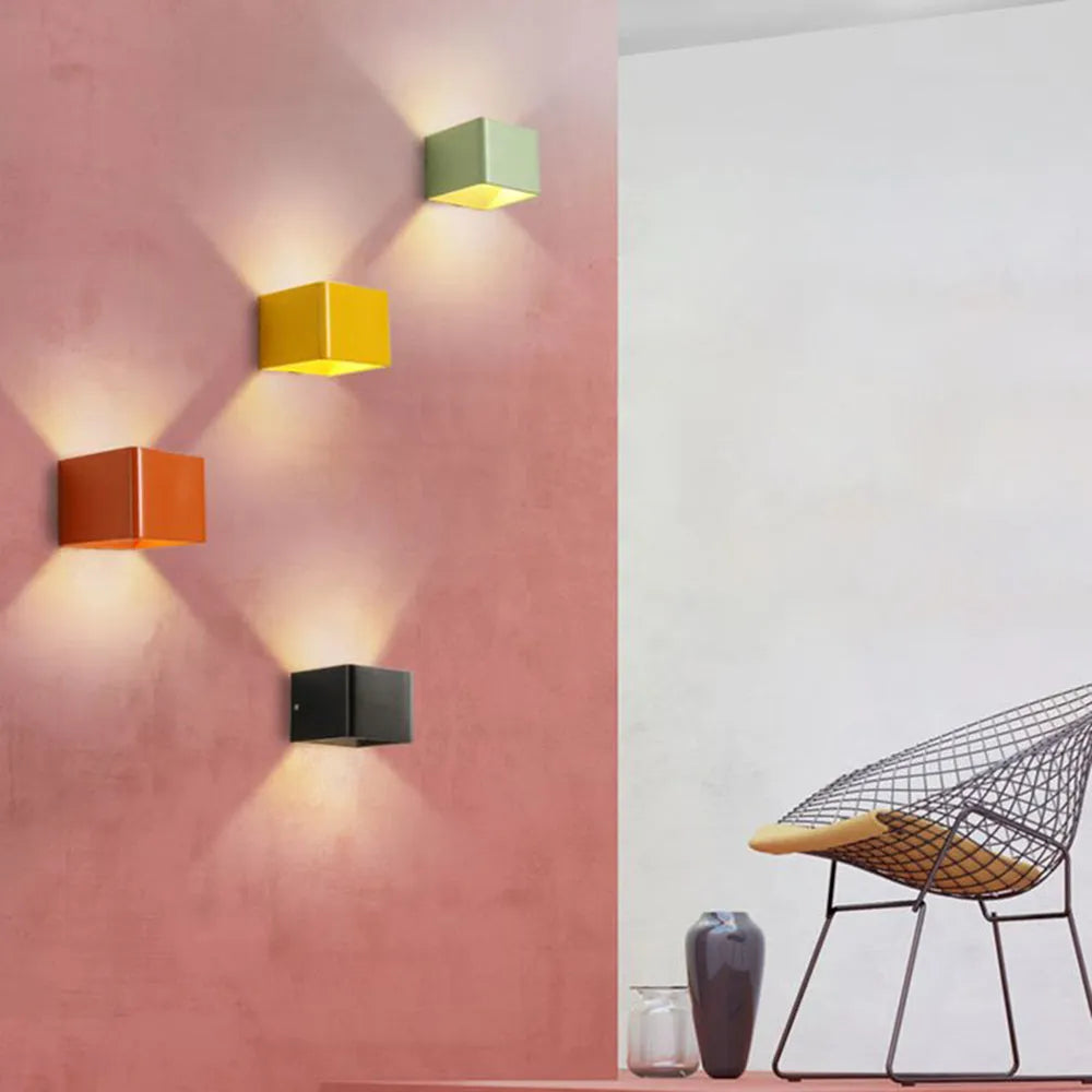 Kumadut Indoor Wall Lamp Square Colorful