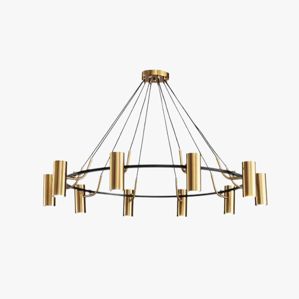 Fesavem Modern Spotlight Metal Pendant Light, Gold