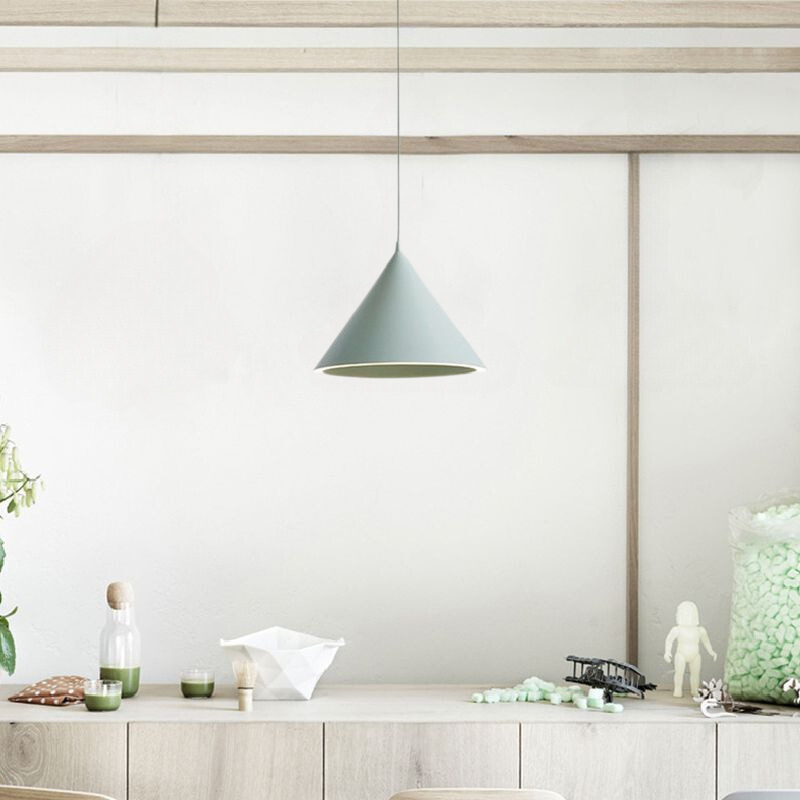 Nasapus Funnel-Shape Colourful LED Pendant Light