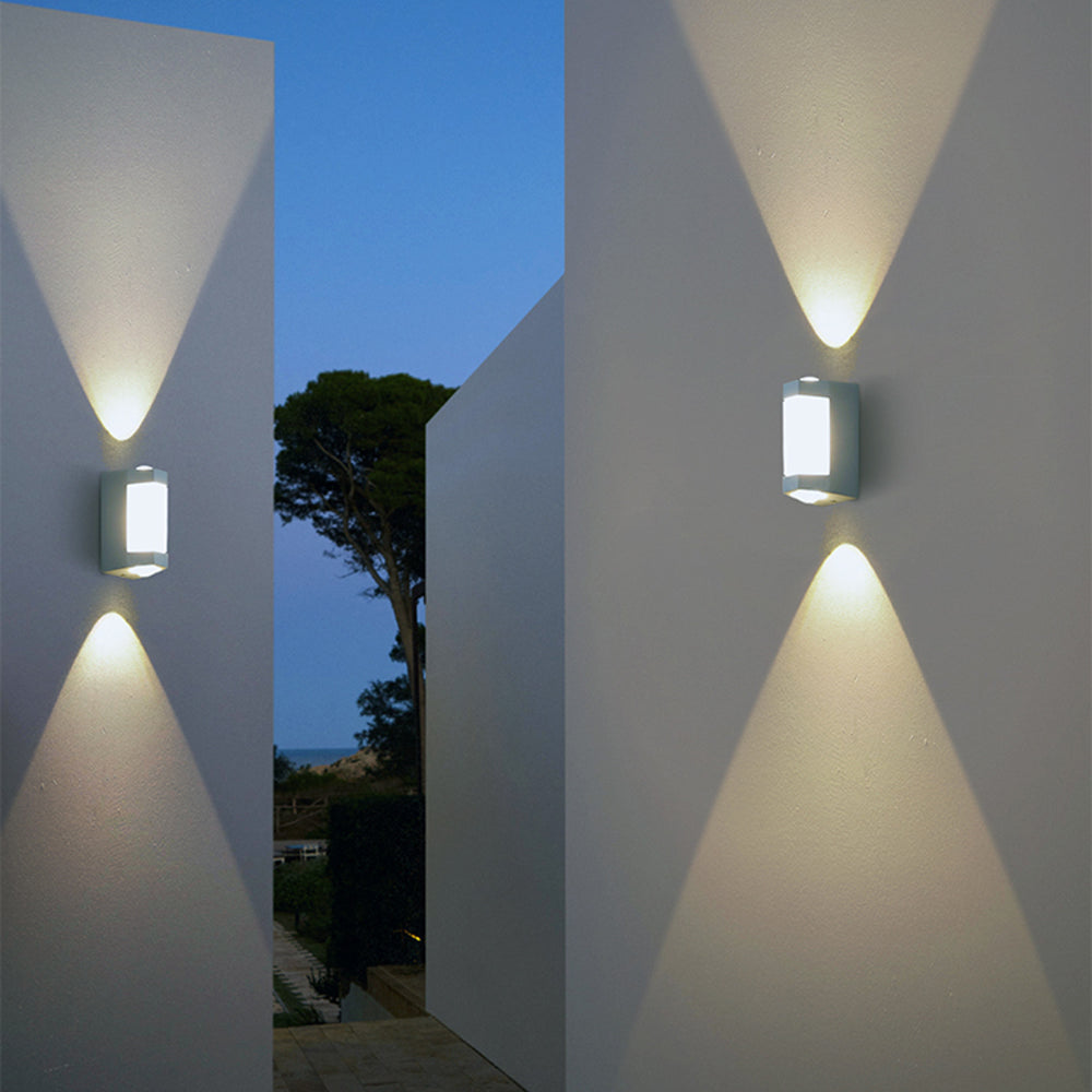 Alvoren Wall Lamp Nordic Up Down Outdoor White/Black-Neutral Decor