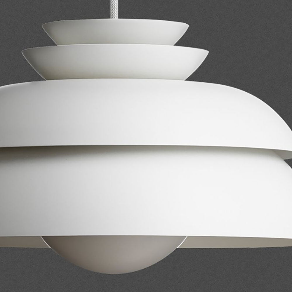 Rapimem Modern White Pendant Light, Metal