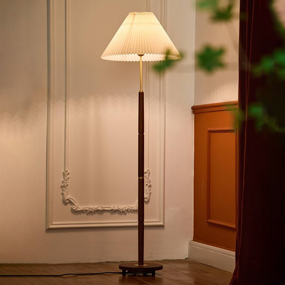 Cariker Pleated Floor Lamp, 2 Colour
