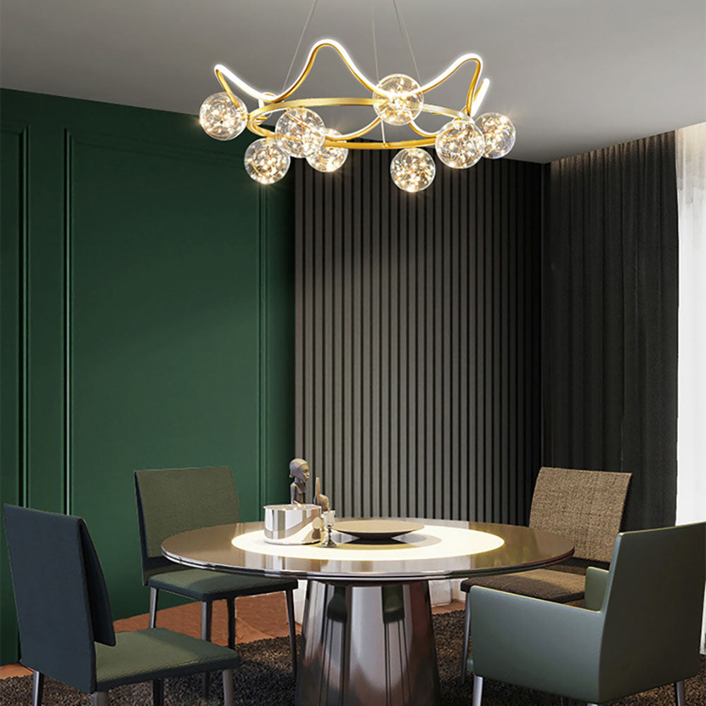 Nomamuk Nordic Creative Star Pendant Light Metal Living Room/Restaurant