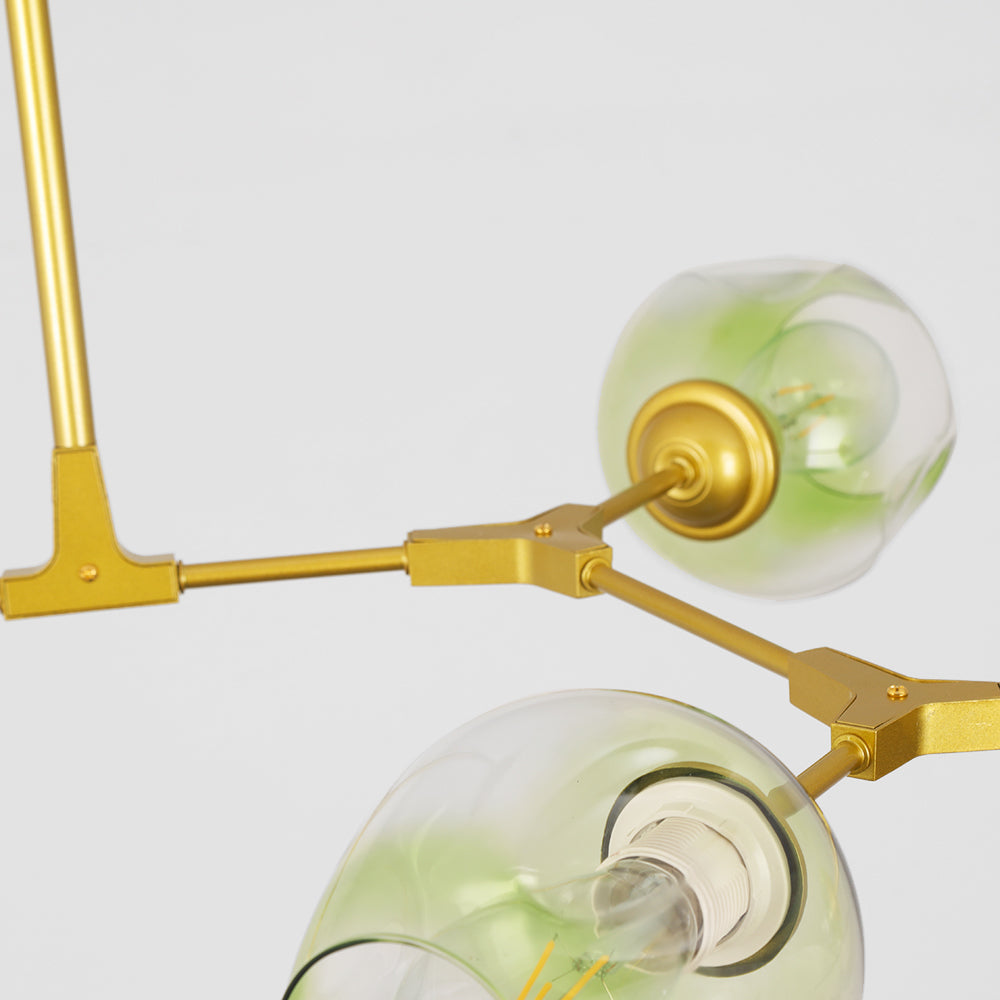 Zerin Nordic Modern Glass Pendant Light Clear Bubble-Neutral Decor