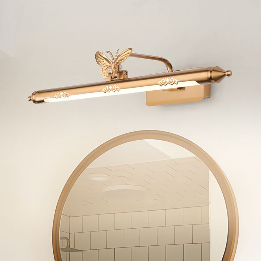Semitus Retro Butterfly Metal/ Wall Lamp, Champagne Gold