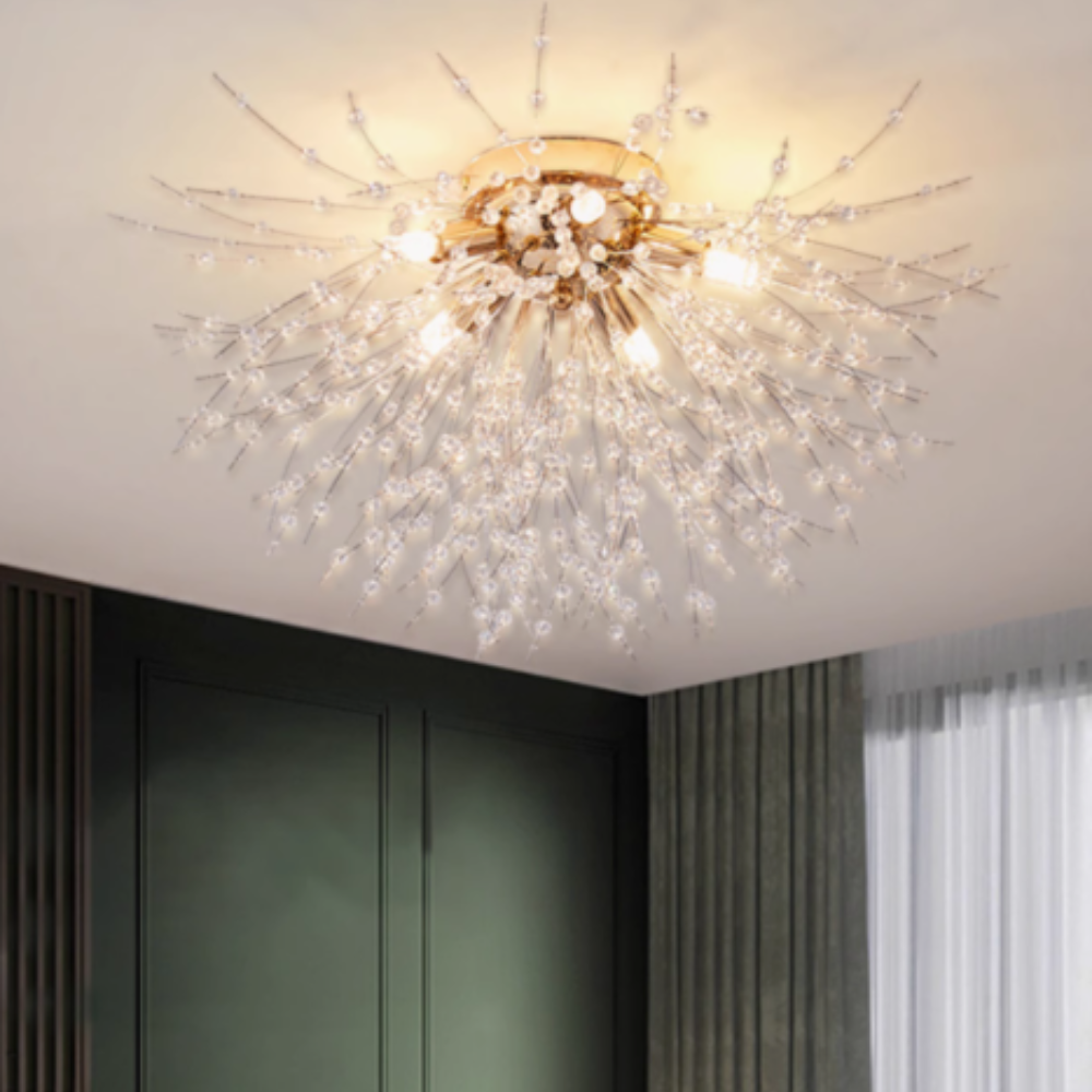 Lirex Vintage Pendant Light Dandelion firework-Neutral Decor