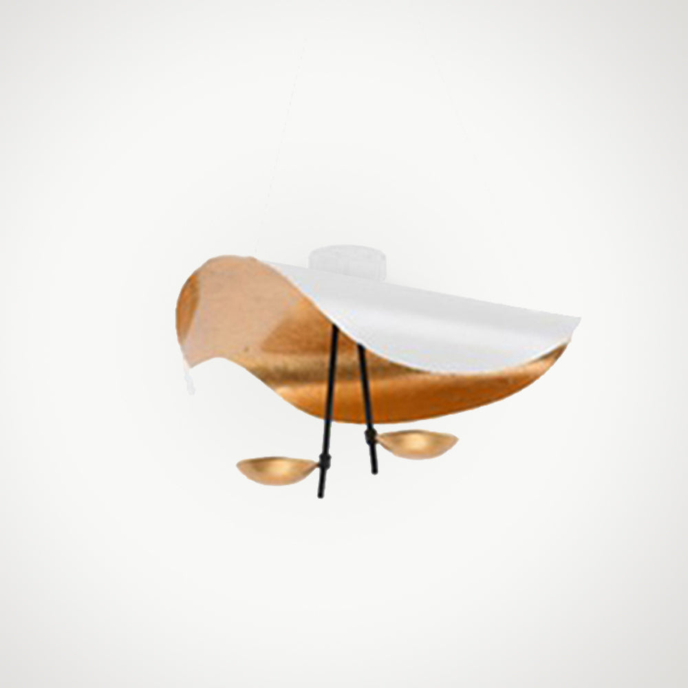 Maleres Pendant Light 3 Colour, Gold Foil Pendant Lights
