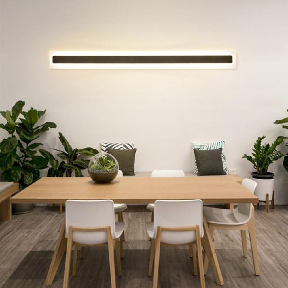 Dekopon Minimalist Linear Metal/ Wall Lamp, Bathroom