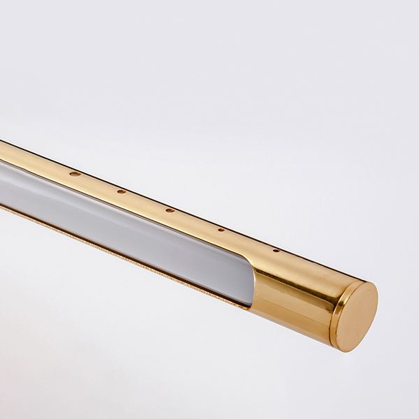 Ralevit Modern Linear Vanity Wall Lamp, Gold, Bathroom/Kitchen