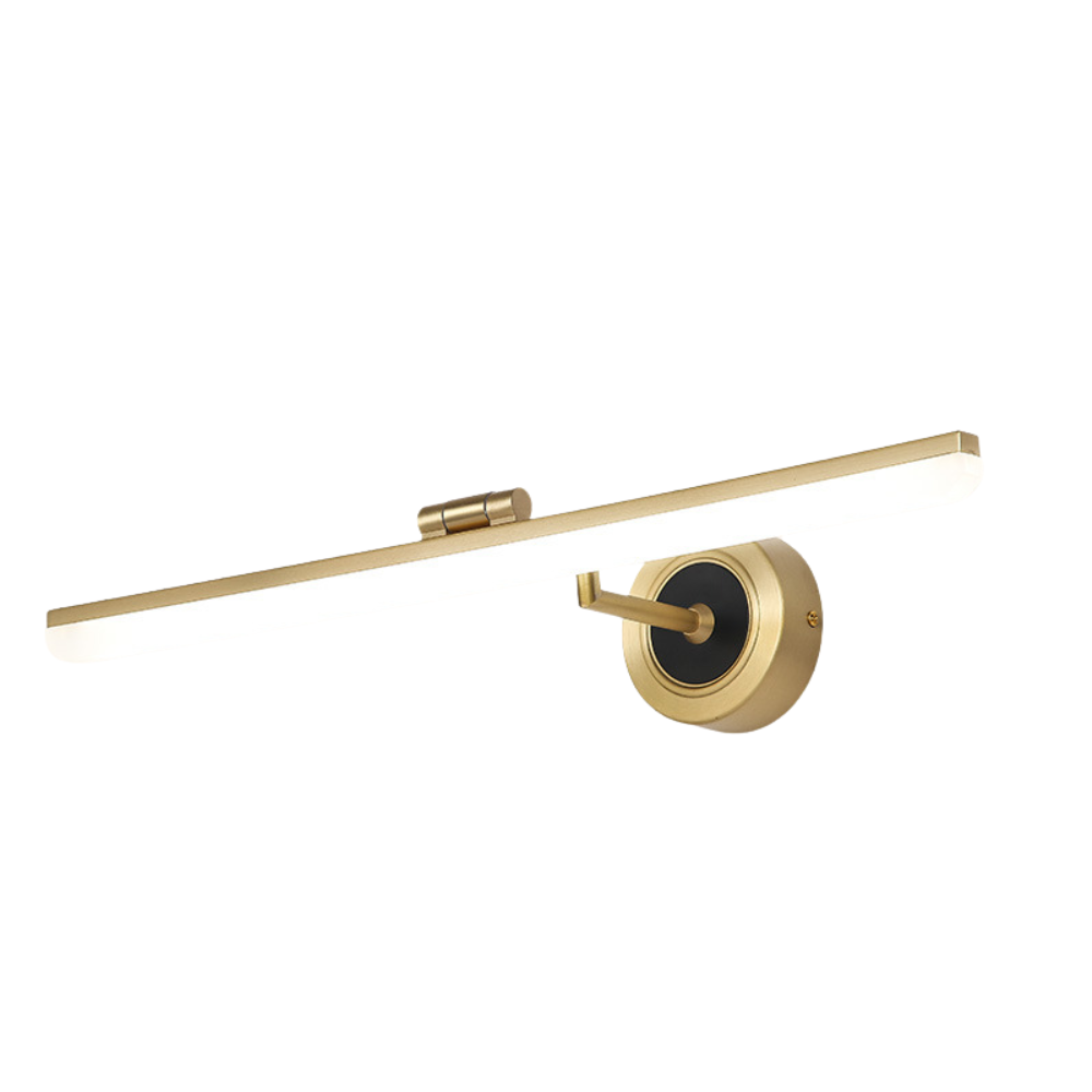 Rugidis Retro Linear Metal/ Wall Lamp, Brass