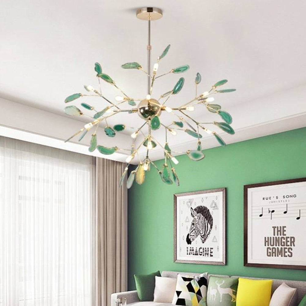 Sesodar Flower Branch Semi-flush Mount Ceiling Light, 4 Colour