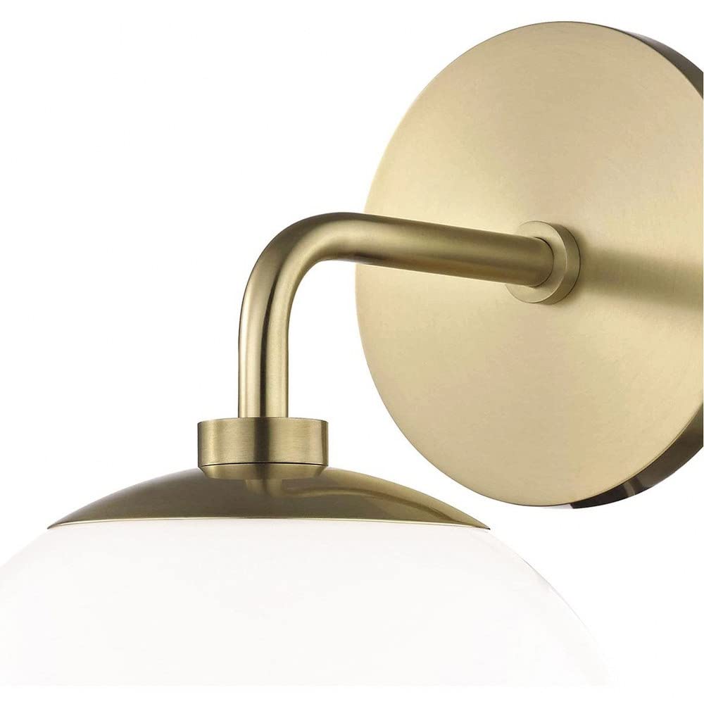 Casotamu Glass Indoor Wall Lamp French Bathroom Bedroom