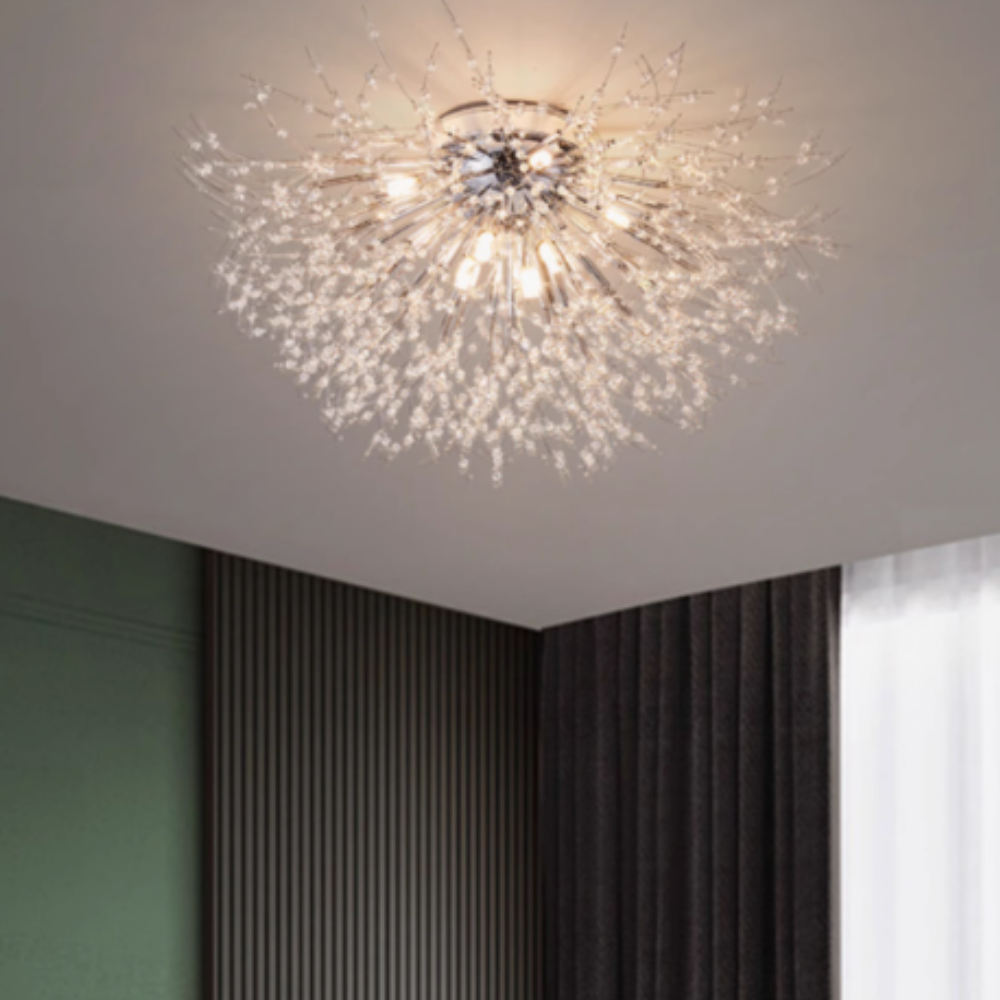 Lirex Vintage Pendant Light Dandelion firework-Neutral Decor