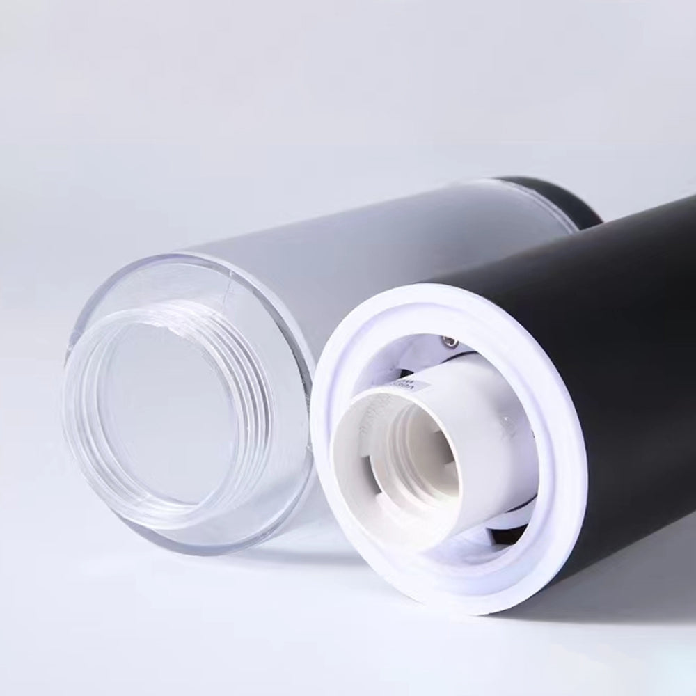 Fodadem Metal Cylindrical Outdoor Path Light, Black