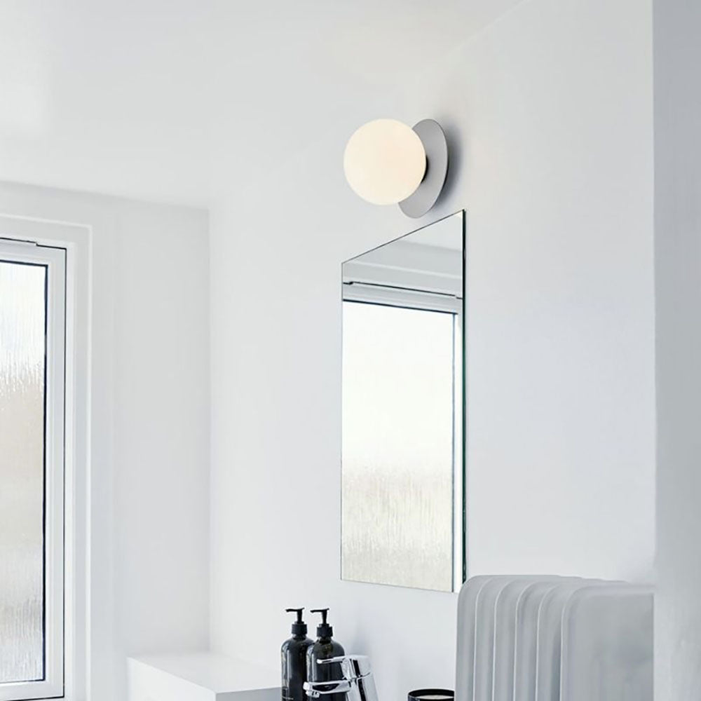 Arvion Wall Lamp Chic Sphere Glass-Neutral Decor