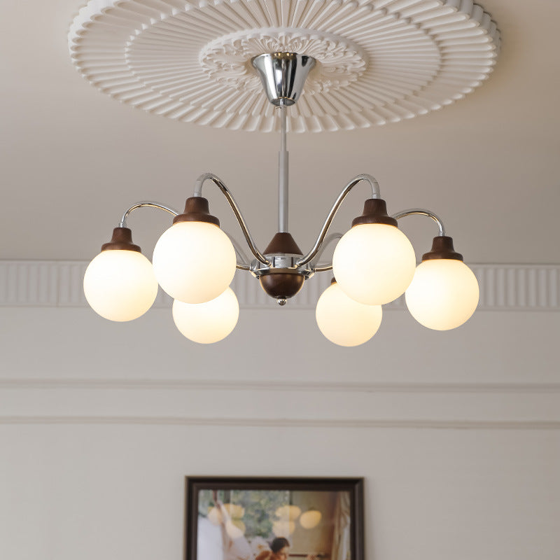 Hitalir French LED Chandelier Chrome Gold Living Room/Bedroom