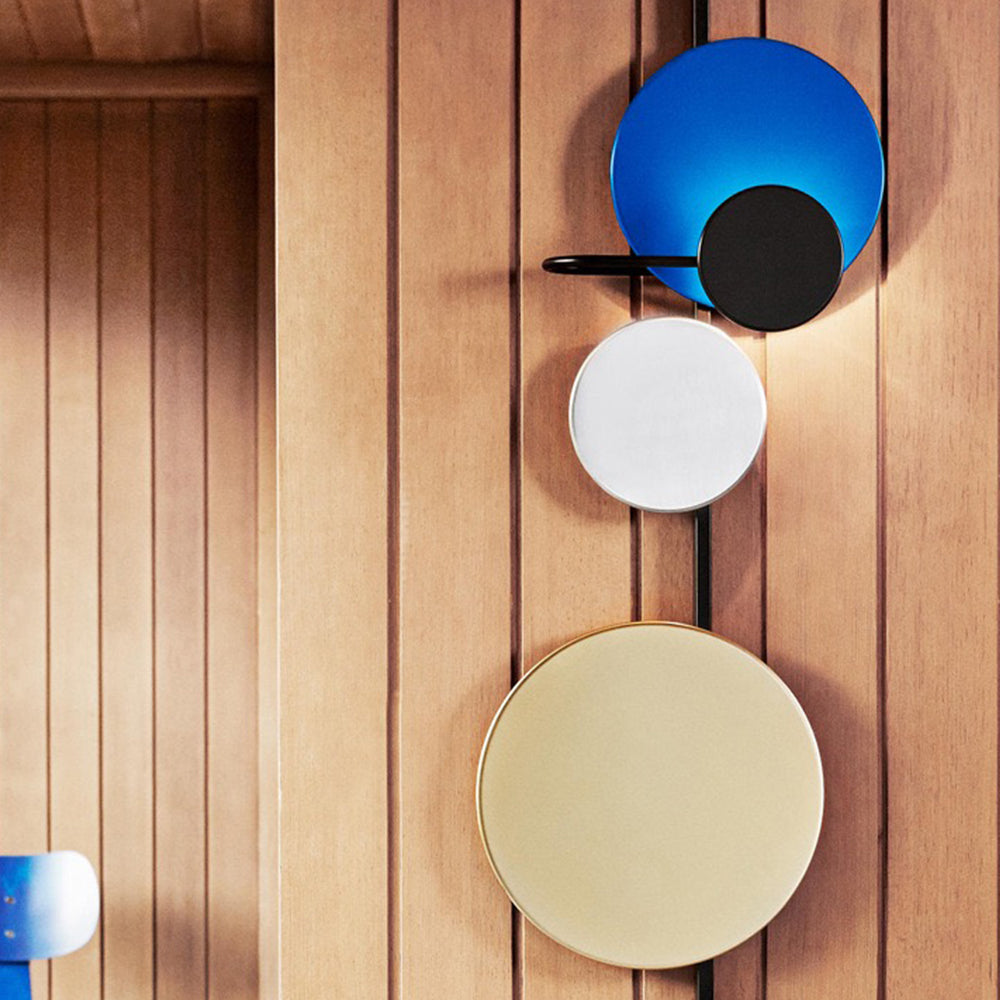 Mogasum Modern Art Deco Circular Colorful Metal Wall Lamp