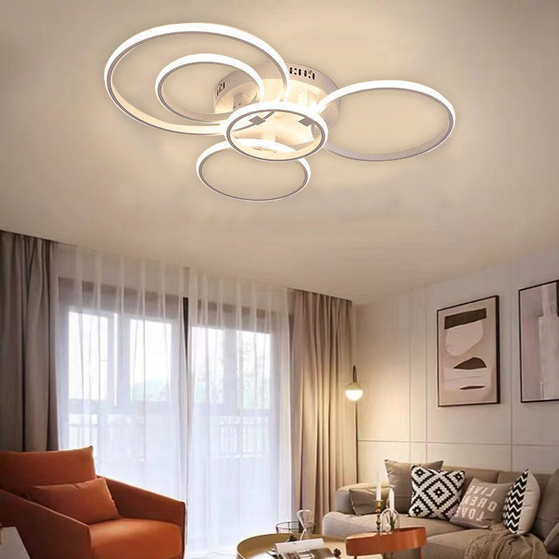 Womotan LED Ceiling Light Circle Ring, Black & White