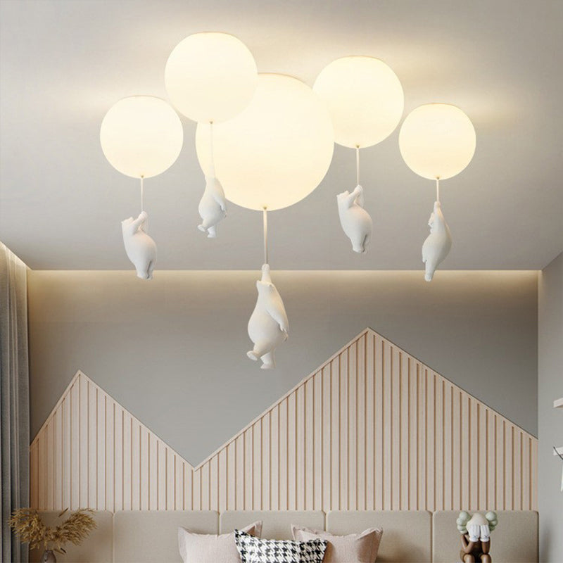 Seron Bear Balloon Ceiling /Pendant Light-Neutral Decor