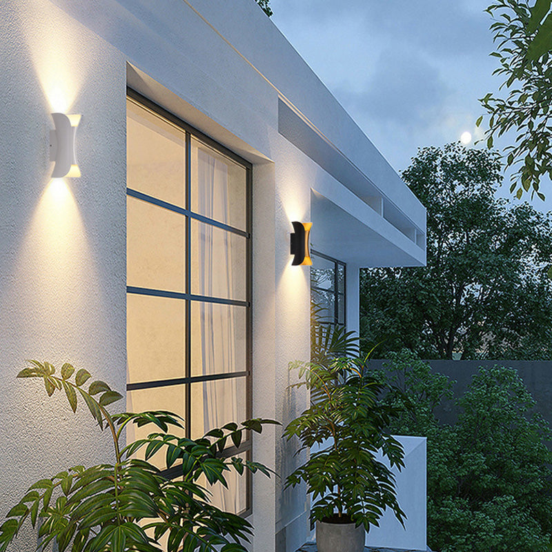 Calyxor Wall Lamp Curved Outdoor Wall Mounted LED-Neutral Decor