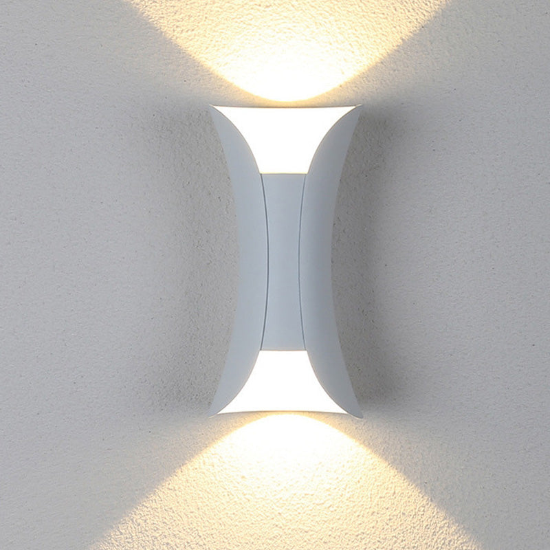 Calyxor Wall Lamp Curved Outdoor Wall Mounted LED-Neutral Decor