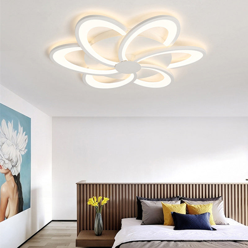 Tiguram Flower Shape Ceiling Light White , 2 Style