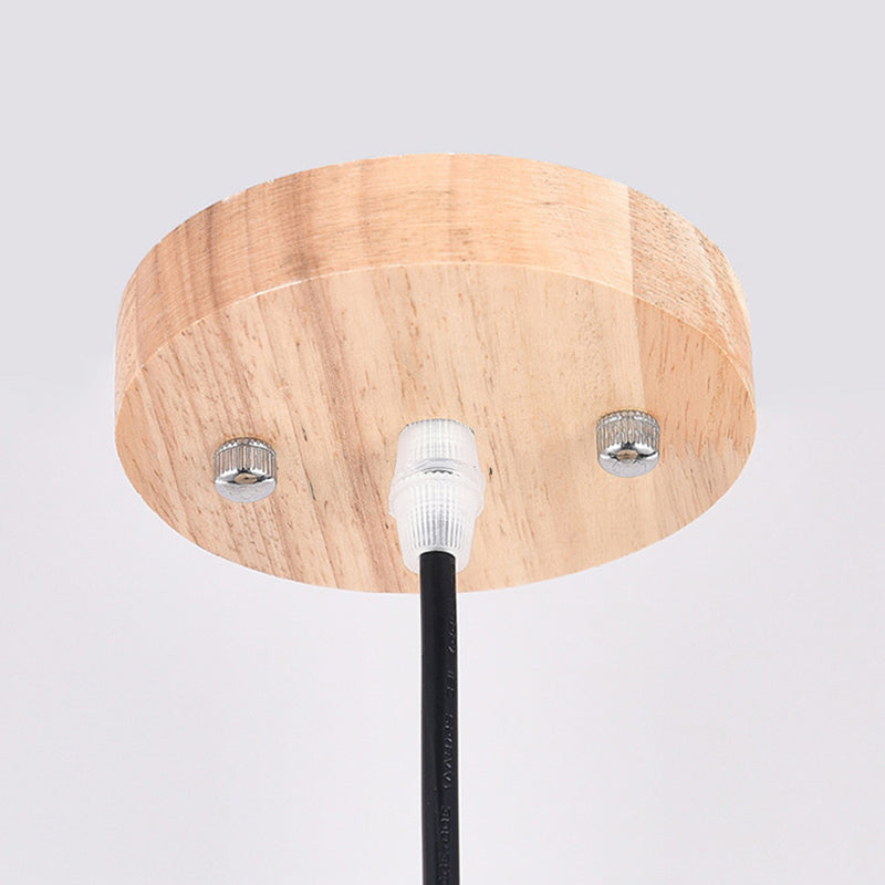 Kuvabuk Retro Pendant Light, Metal & Wood