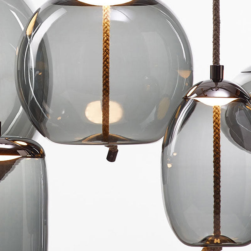 Todunal Nordic LED Pendant Light, Decorative Glass