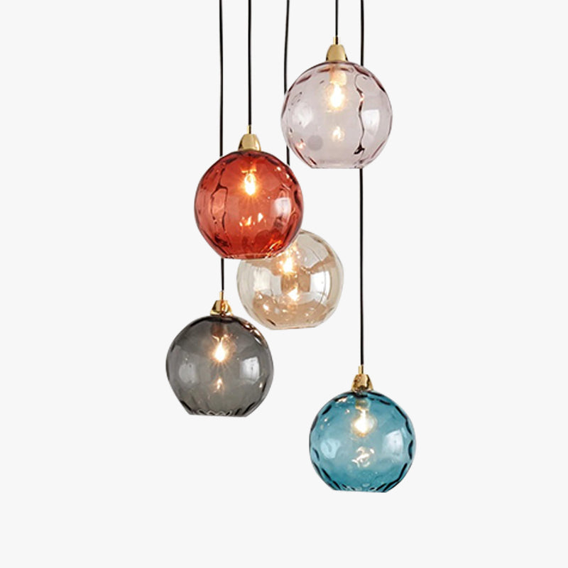 Avo Ripple Glass Pendant Lights-Neutral Decor