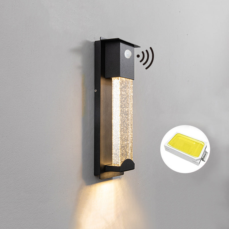 Miraq Outdoor Wall Lamp, Steady/Sensor Lights-Neutral Decor