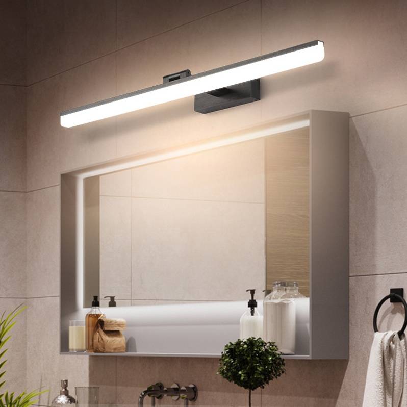 Civiber Minimalist Rectangular Metal/ Wall Lamp, Black/White