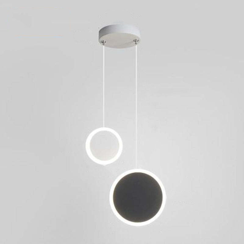 Kori Modern LED Pendant Light Black/White Living Room-Neutral Decor