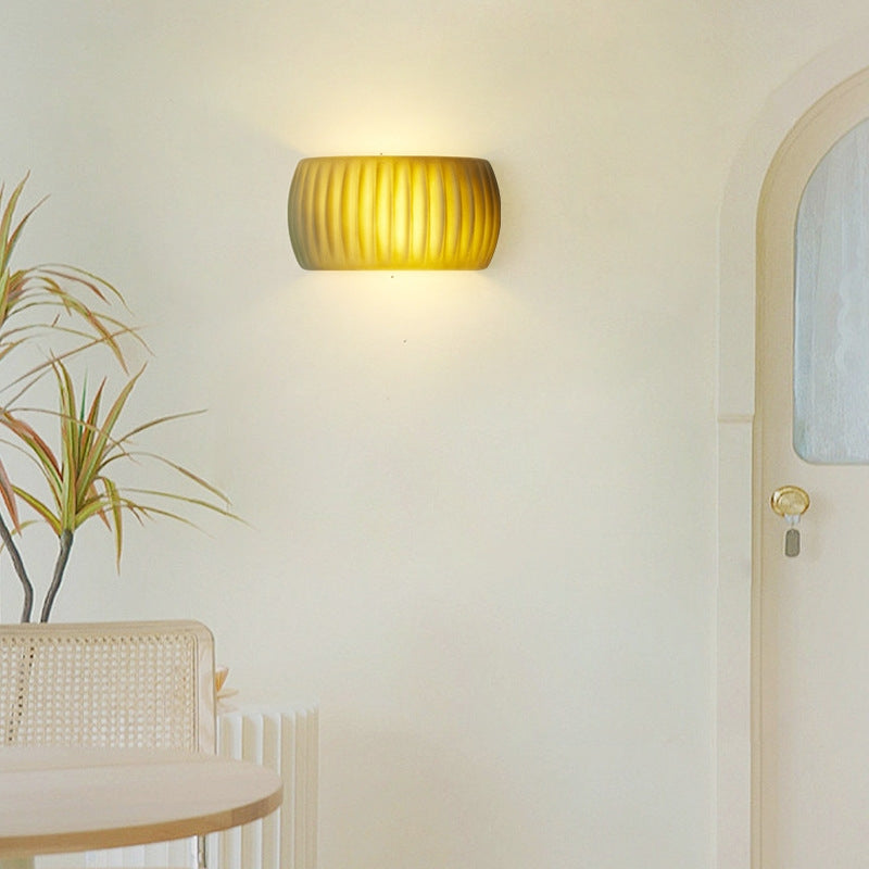 Bimivud Modern LED Indoor Wall Lamp Orange/Green Resin Bedroom