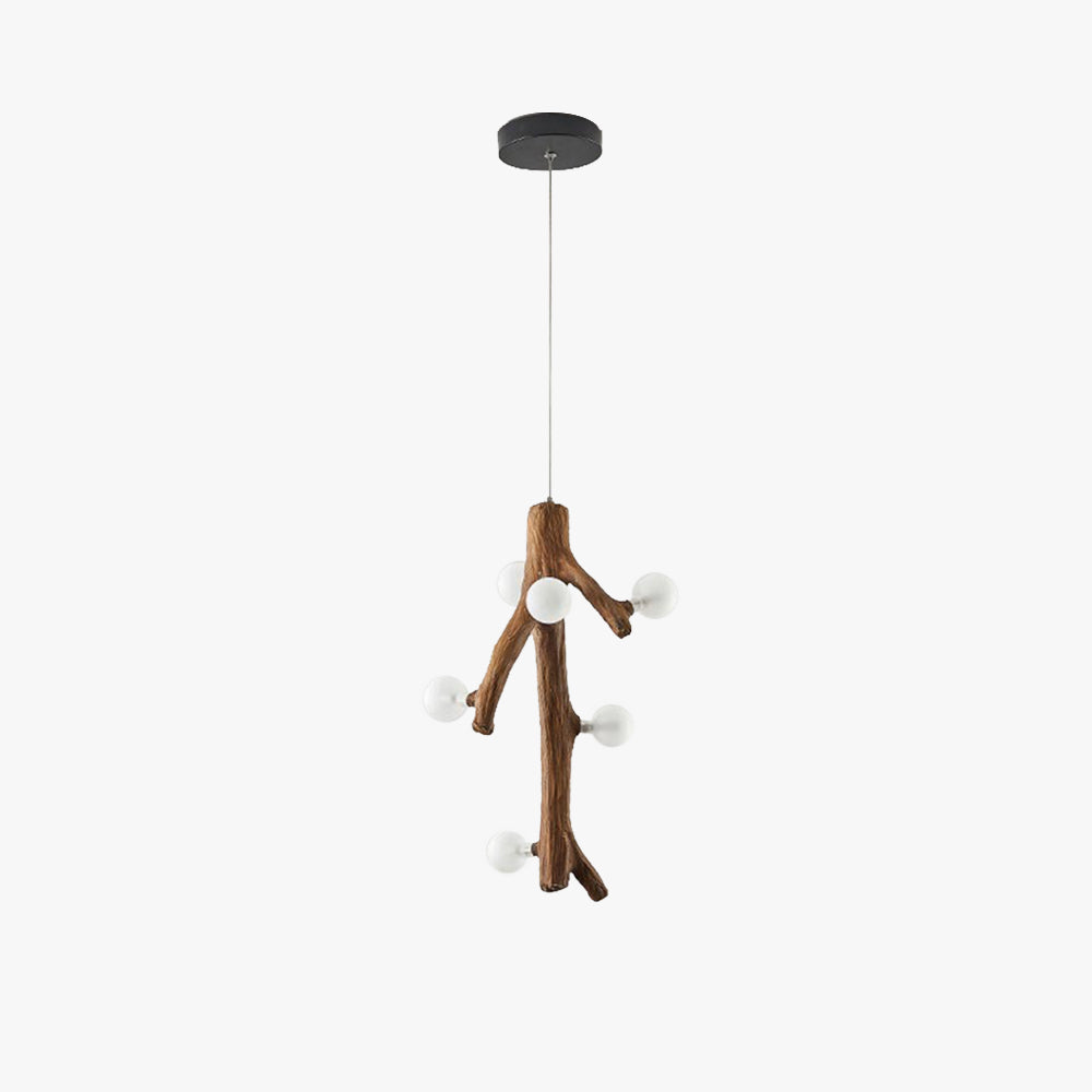 Comonar Nordic LED Chandelier Wood Living Dining Room Bedroom