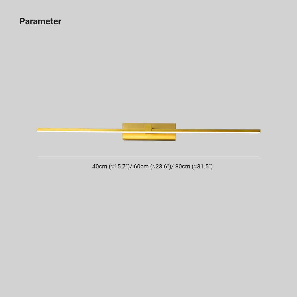 Harilut Linear Mirror Vanity Wall Lamp Bathroom Bedroom Modern