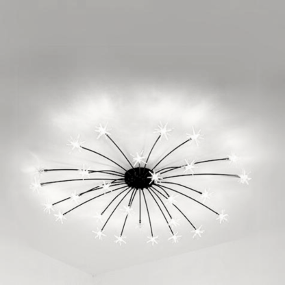 Riteluru Art Deco Starry Flush Mount Ceiling Light