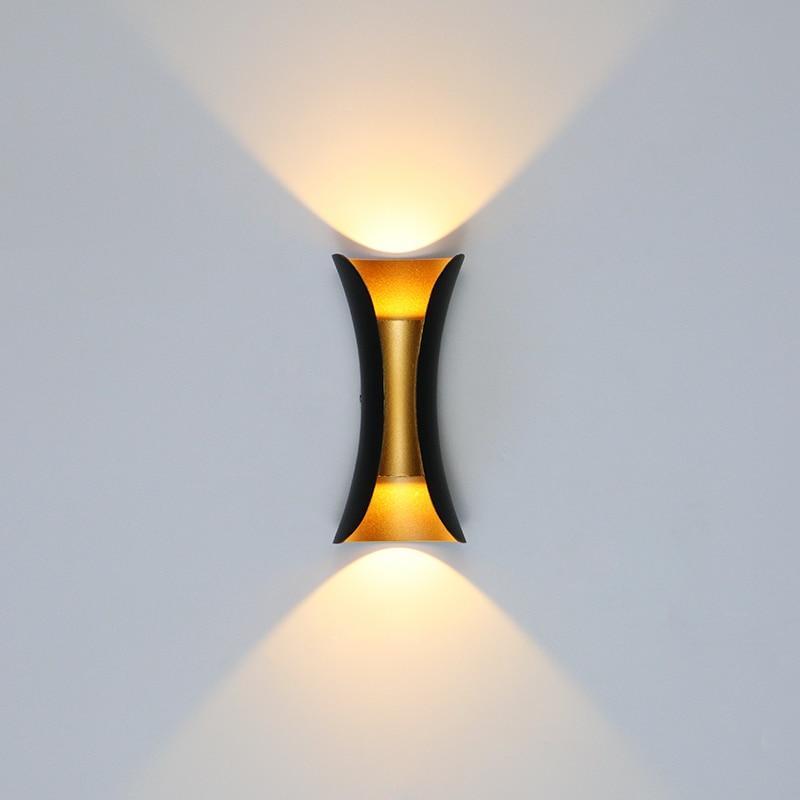 Calyxor Wall Lamp Curved Outdoor Wall Mounted LED-Neutral Decor