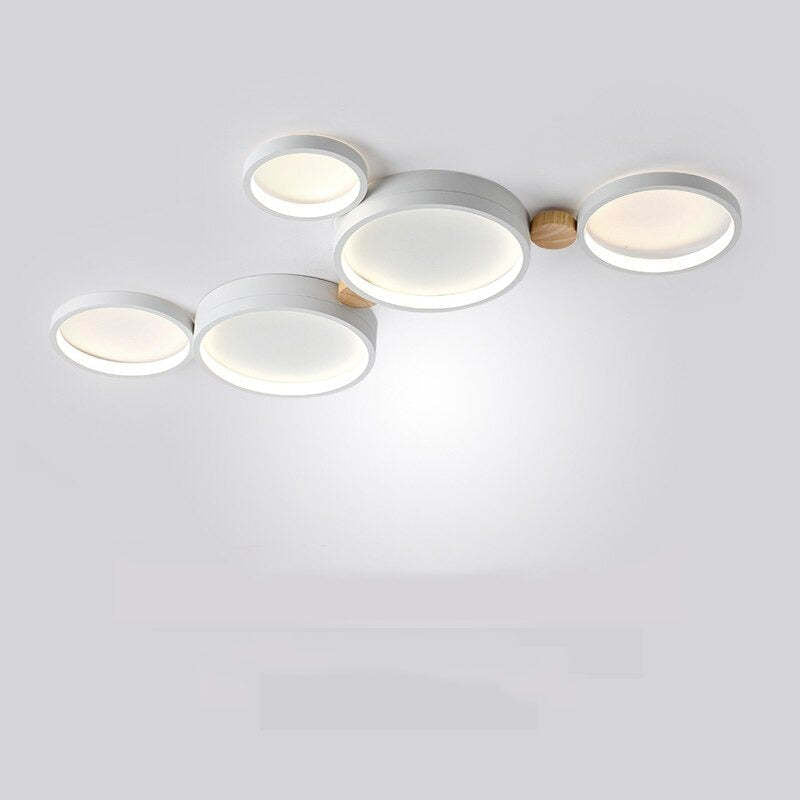 Famitok Round Flush Mount Ceiling Light 3 Colour 3/4/5/6/7 Heads