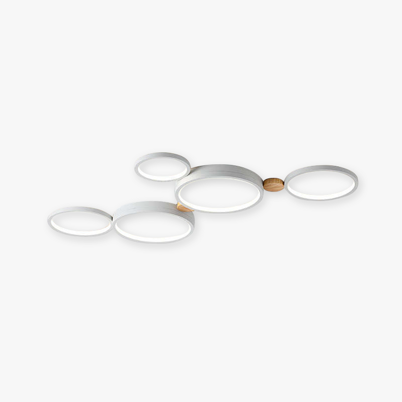 Famitok Round Flush Mount Ceiling Light 3 Colour 3/4/5/6/7 Heads