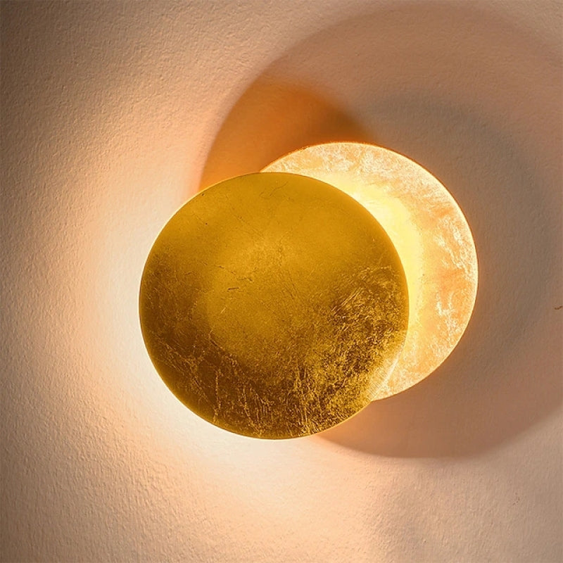 Gutekal Modern Minimalist Round Moon Eclipse Wall Lamp