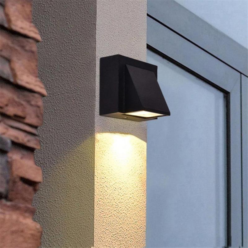 Terin Modern Black LED Outdoor Wall Lamp-Neutral Decor