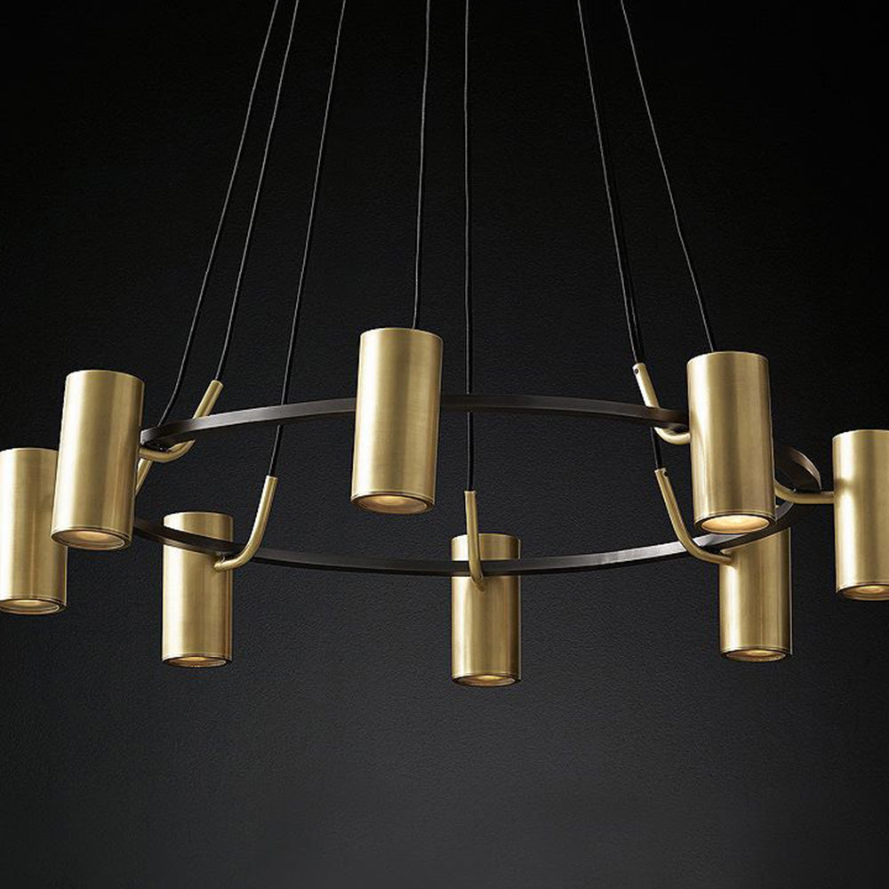Fesavem Modern Spotlight Metal Pendant Light, Gold