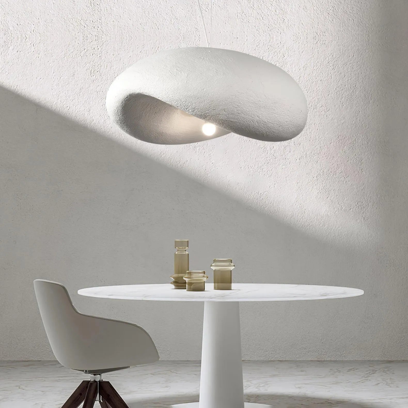 Cosmo Modern Cloud-shape Wabi Sabi Style Pendant Light-Neutral Decor
