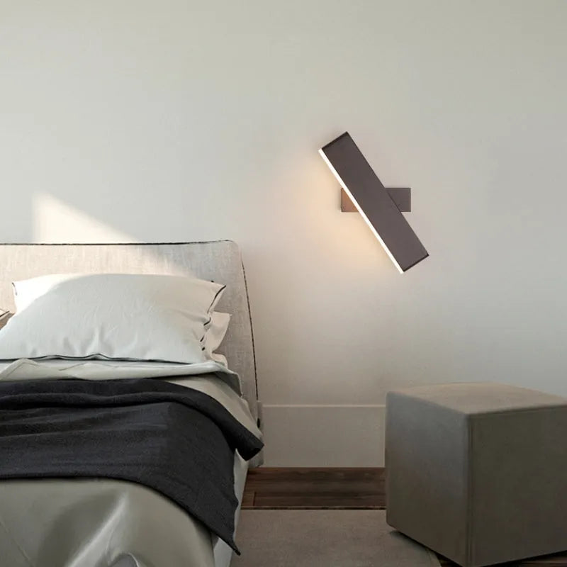 Lirel Rectangular Rotatable Wall Lamp-Neutral Decor